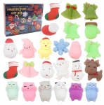 MPMAX advendikalender 24 Mochi Squishy m&auml;nguasjaga lastele, 3+
