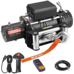 VEVOR elektriline vint 6100 kg, 12V maasturitele, 9,5 mm x 24 m terastross
