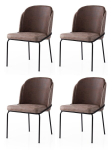 4-osaline s&ouml;&ouml;gitoolide komplekt Dore - 194, pruun/must, Tool, Dore - 194 V4, 62x75x52 cm, Raud