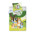 Bluey Family Snuggle voodipesukomplekt 140 &times; 200 cm, 70 &times; 90 cm