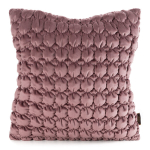 Veluurpadjakate 45x45 cm puuderroosa 3D-teppimisega &ndash; VELVET