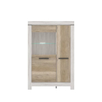 Vitriin Mebelbos Belen 1d1w, 100x39x148 cm, liivakarva