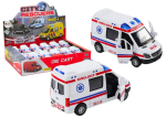 Interaktiivne laste kiirabiauto Lean Toys 20002, valge