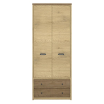 Kapp Mebelbos Denzel 2d2s, 85,9x59x210 cm, pruun