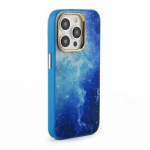 iLike iPhone 15 Pro Max Print Desire Kohandatud teemantidega &uuml;mbris Sinine
