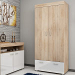 Kapp Max 05, tamm/valge