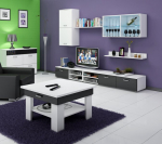 Kohvilaud Omega, valge/must