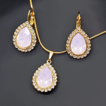 Naiste ehtekomplekt Celestial Drop Swarovski kristallidega