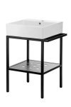 Valamu Deante Temisto eraldiseisva konsooliga CDTS6U4S, black mat