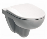 Seinale kinnitatav WC-pott aeglaselt suletava kaanega Geberit SELNOVA Rimfree 500.265.01.1/500.333.01.1