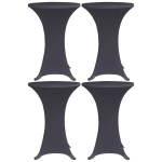 vidaXL venivad lauakatted 4 tk 70 cm antratsiithall, Pilka