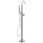 vidaXL iseseisev vannikraan, roostevaba teras, 118,5 cm