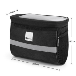 Jalgrattakott raamile Wozinsky WBB12BK, 2L, must