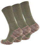 Unisex matkasokid puuvillaga Stark Soul 2103, rohekaspruun, 3 paari 47-50