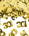 L&auml;ikiv konfetti number 30, kuldne