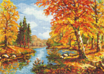 Tikkimiskomplekt Magic Needle "Golden Autumn" 45-02