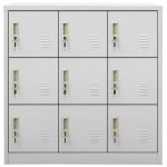vidaXL Riidekapp, helehall, 90x45x92,5cm, teras, Hall