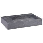 vidaXL valamu must 58x39x10 cm, marmor
