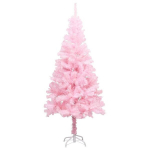vidaXL kunstkuusk LEDide ja kuulidega, roosa, 150 cm, PVC