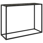 Konsoollaud, 100x35x75 cm, must