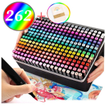 Kahepoolsed markerid-vildikad, 262 tk + M&auml;rkmik - vikerkaar