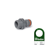 Adapter v&auml;liskeermega 3/4 "Bradas White Line POWER JET