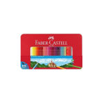 V&auml;rvipliiatsid Faber-Castell 60-v&auml;rvi metallkarbis