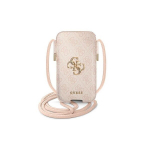 Guess smartphone purse 6,7" GUPHL4GMGPI pink 4G Big Metal Logo GUPHL4GMGPI