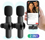 Juhtmevaba minimikrofoni klambriga, 2 tk.