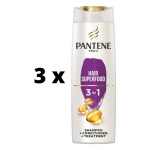 &Scaron;ampoon PANTENE SUPERFOOD, 400 ml x 3 tk. pakett