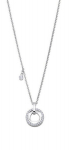 Lotus Style Elegantne terasest kaelakee tsirkoonidega Woman Basic LS2176-1 / 1