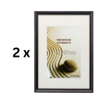 Pildiraam, puidust, A4, 21x29,7 cm, tumepruun, pakis 2 tk.