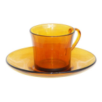 Duralex Lys tass taldrikuga, 6 tk