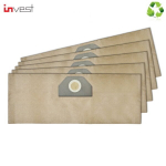 Invest Eco Paper Tolmuimeja Kott Electrolux / Karcher 2201 2901 / Hoover / Mulinex (5tk) Brūna