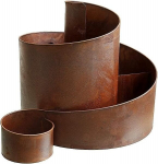 Ravimtaimede spiraalne taimne tigu ravimtaimede torn suur bxhxl umbes 43 x 41 x 61 cm &uuml;llas resti metallist istutamise spiraal aia kaunistamine Spiraalne lill p&uuml;ramiid