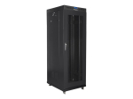 Lanberg Seisev kapp 19" FF01-6837-23BL, 600x800mm, 37U, 115kg, IP20, teras, 4 ventilaatorit, lukustus