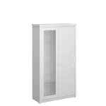 Vitriin Mebelbos Erden 2d1w1s, 85,6x36,2x153 cm, valge