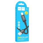 Hoco Usb A-lightning kaabel 2.4a X91 3 m must