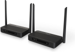 Digitus Juhtmevaba HDMI KVM pikendaja DS-55360, 4K/60Hz, 100m, 16-48ms, 2x USB-A, HDMI 2.0, HDCP 2.2, HDR10, WPA2