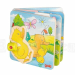 Puidust raamat Goki, pardipojad