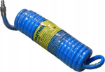 Partner Pneumaatiline voolik PA-1208-5M, 5 m, 8 mm, 12 mm, 15 bar, pol&uuml;uretaan, spiraalne, kiire &uuml;hendused