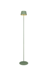 Led laualamp Trio Suarez, roheline, 120cm, laetav Usb-c kaudu