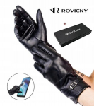 Puuteekraaniga nahast kindad naistele RDS-04-O CDR-R-RDS-04-O-01