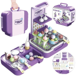 Woopie Suitcase with Ice Cream 3in1 Kitchen Shop Ice Cream Shop Portable 62 el.