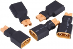5 tk RC Drone pistikupesa adapter pistik aku konverter XT30 kuni XT60 (XT30 Female kuni XT60 pistik)