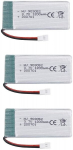 3 tk laetav Lipo aku (3.7v, 1200mAh Lipo) Syma X5SC X5SW Quadricopter Drones jaoks