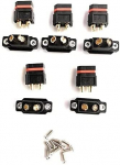 5 tk XT60E-1 Kvaliteetsed pistik&uuml;hendused RC Lipo akude mudelile V&auml;rv must