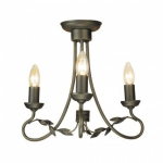 Rippvalgusti Elstead Lighting Olivia OV3-BLK-GOLD