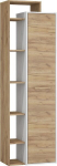 Riidekapp Rio L, valge/pruun