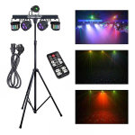 Light4Me LED Bar Par Derby Laser multiefektiga kerge diskovalgusti komplekt